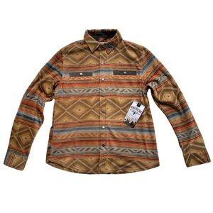 American Cattle Co. Southwestern Aztec Snap Button Shirt – NWT – Size M